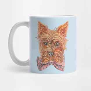 Yorkie With A Bow Tie Mug